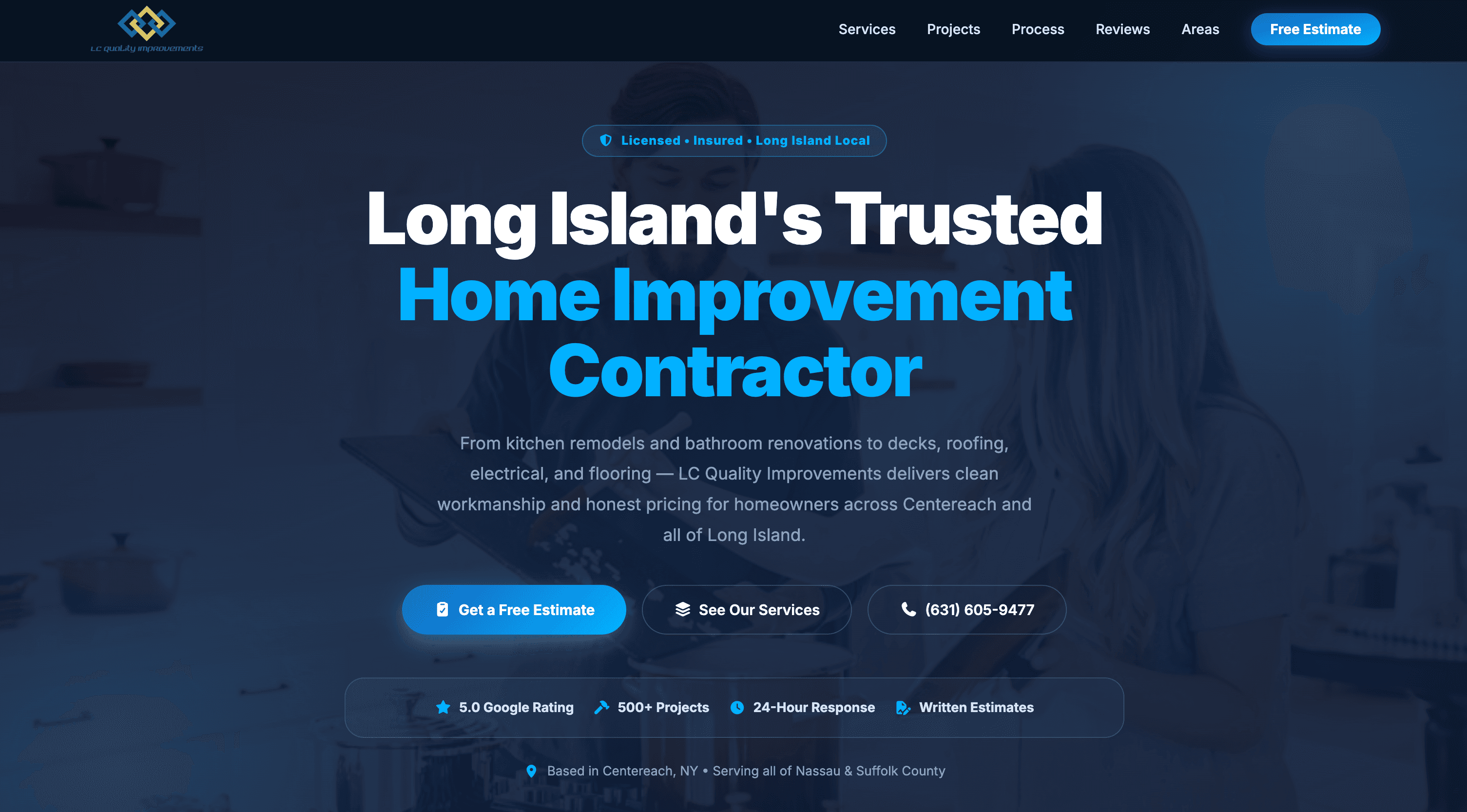 LC Quality Improvements — Home-improvement contractor marketing site